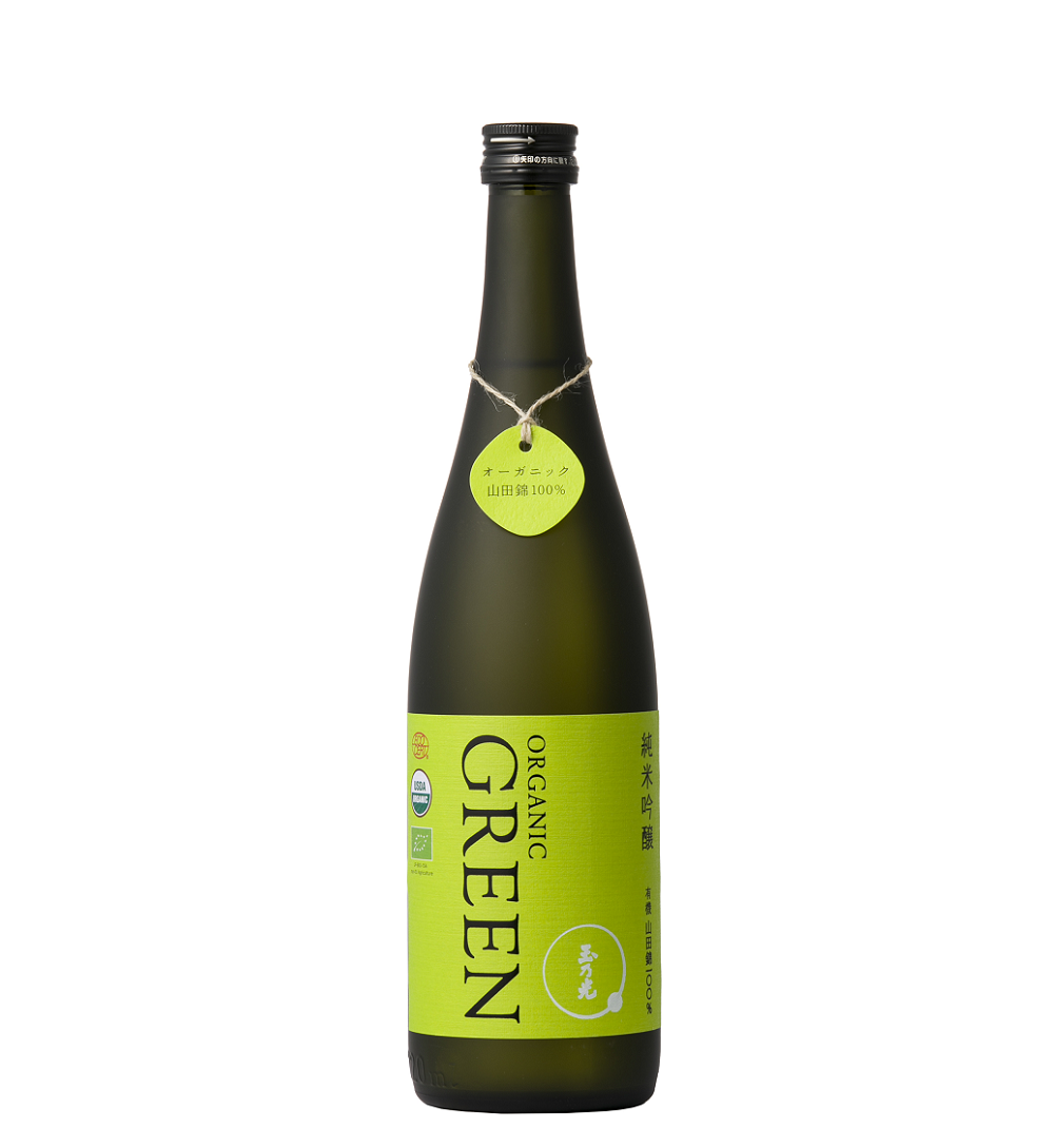 Tamanohikari Green Yamadanishiki Junmai-Ginjo Bio